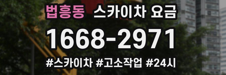 법흥동 스카이차 요금