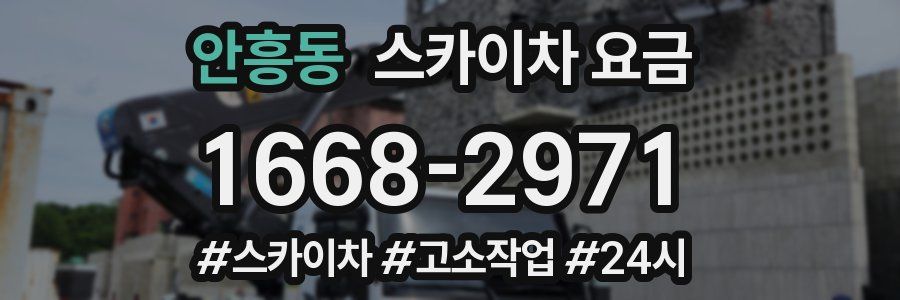 안흥동 스카이차 요금
