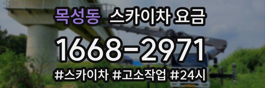 목성동 스카이차 요금