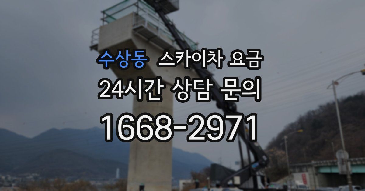 수상동 스카이차 요금