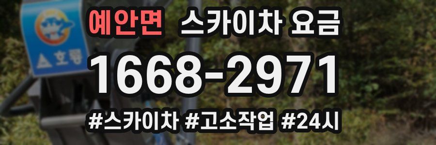 예안면 스카이차 요금