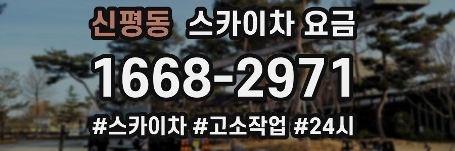 신평동 스카이차 요금