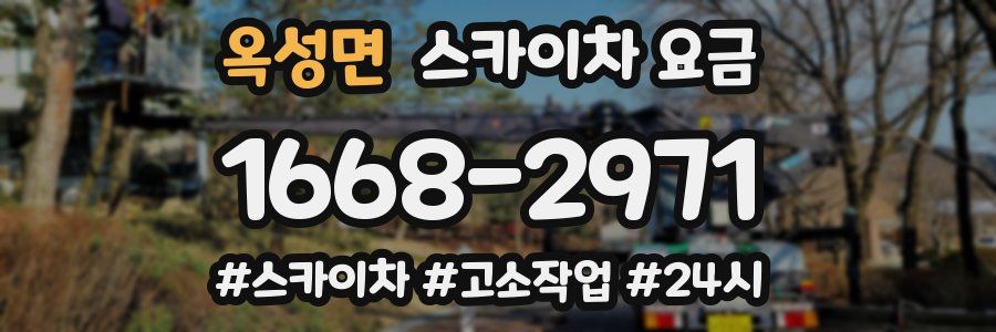 옥성면 스카이차 요금