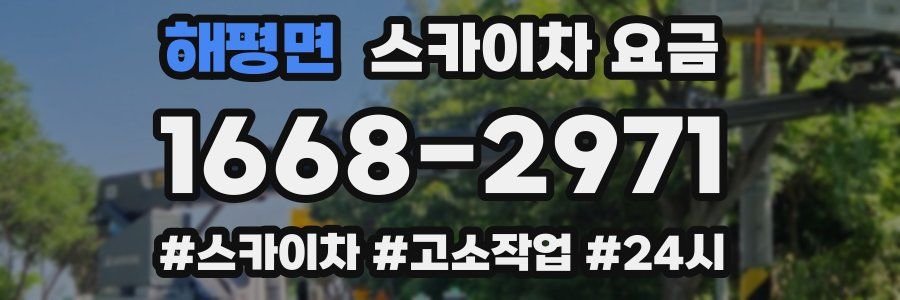 해평면 스카이차 요금