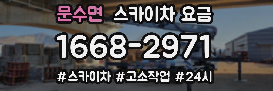 문수면 스카이차 요금