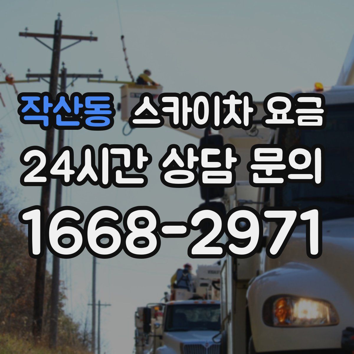 작산동 스카이차 요금