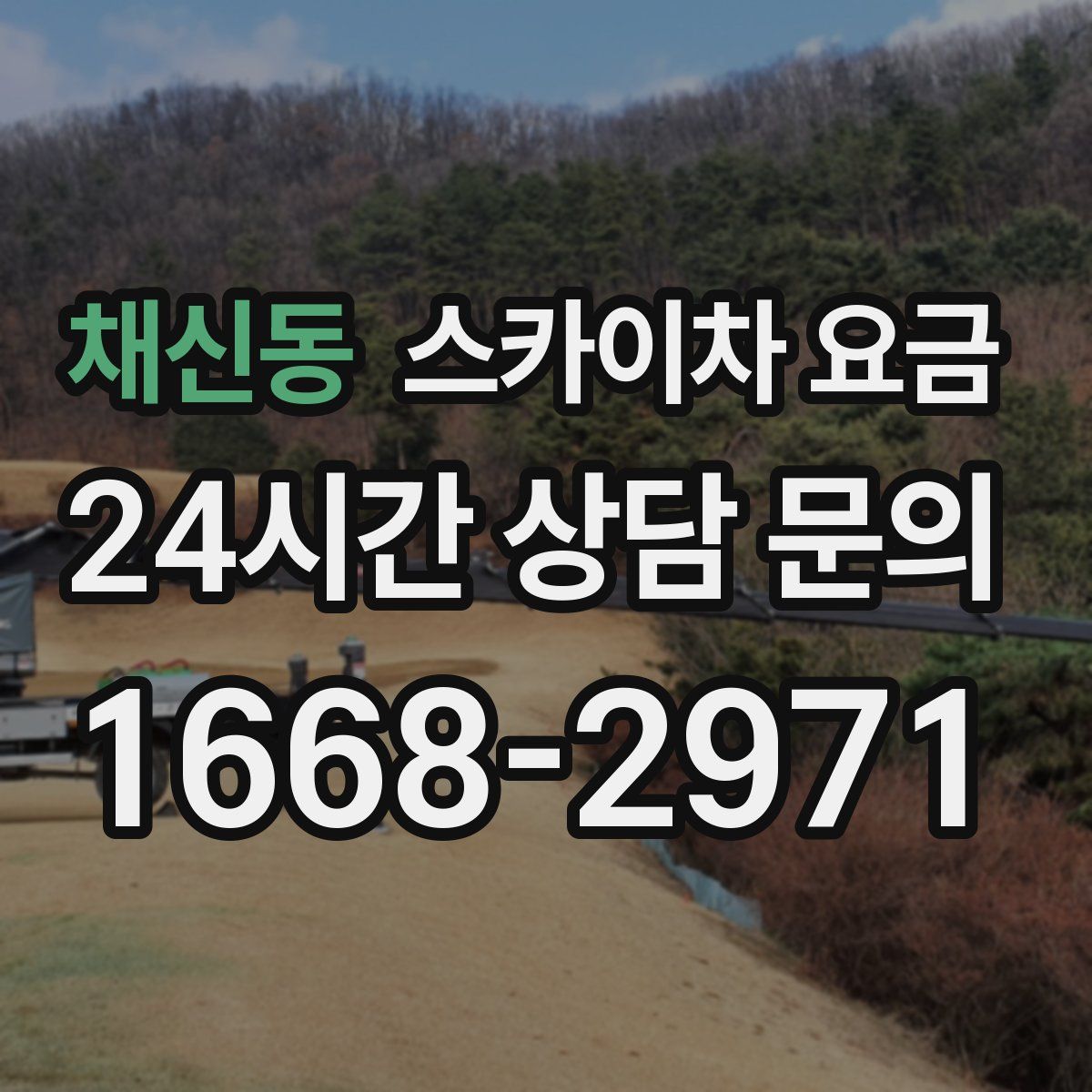 채신동 스카이차 요금
