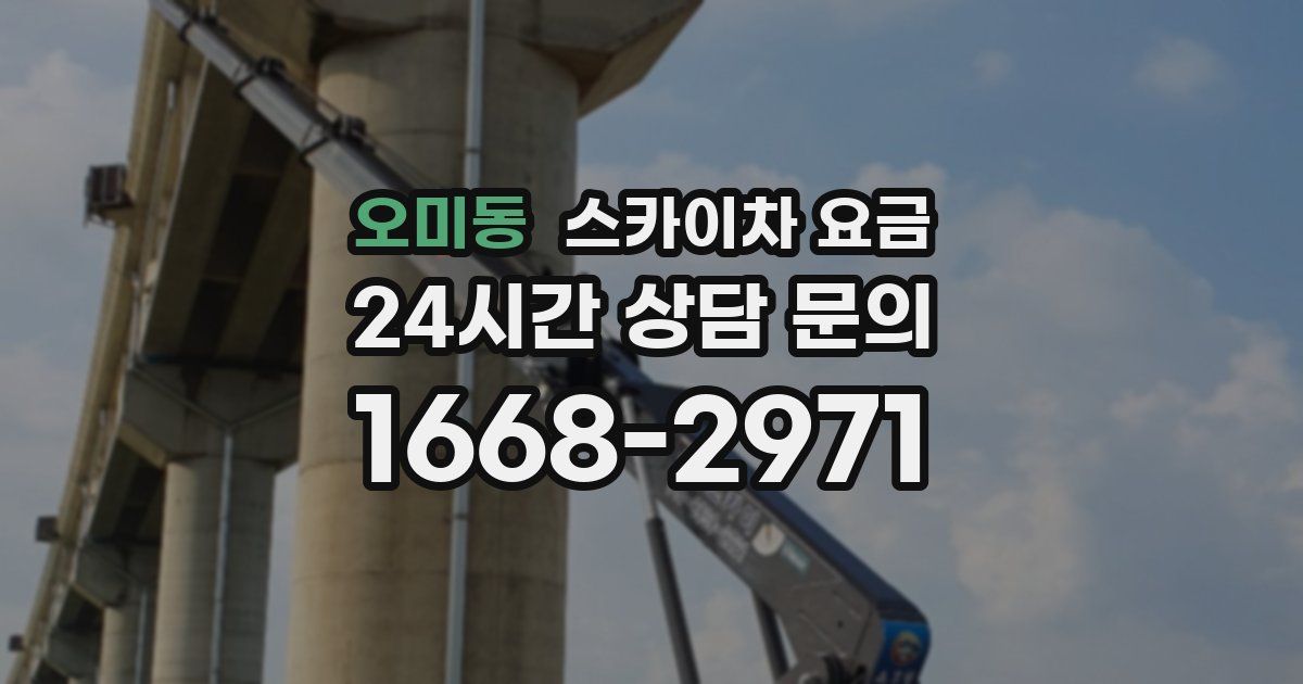 오미동 스카이차 요금