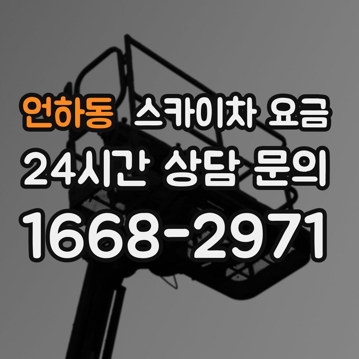 언하동 스카이차 요금