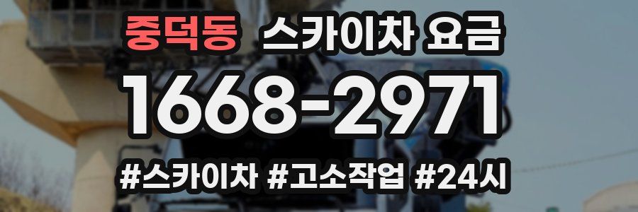 중덕동 스카이차 요금