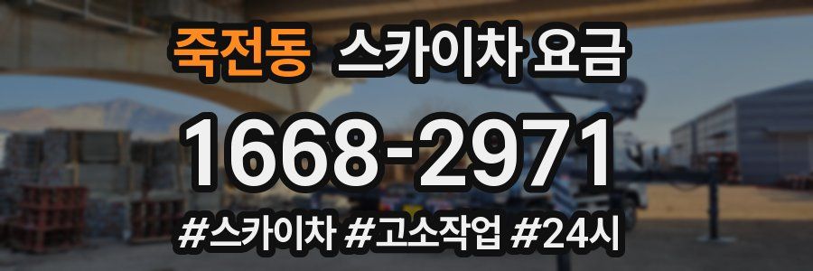죽전동 스카이차 요금