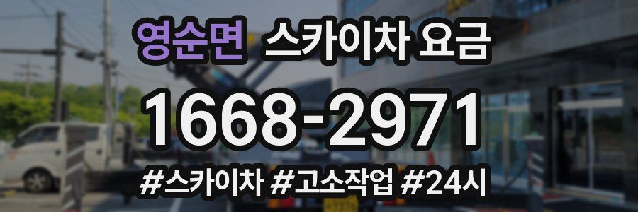 영순면 스카이차 요금