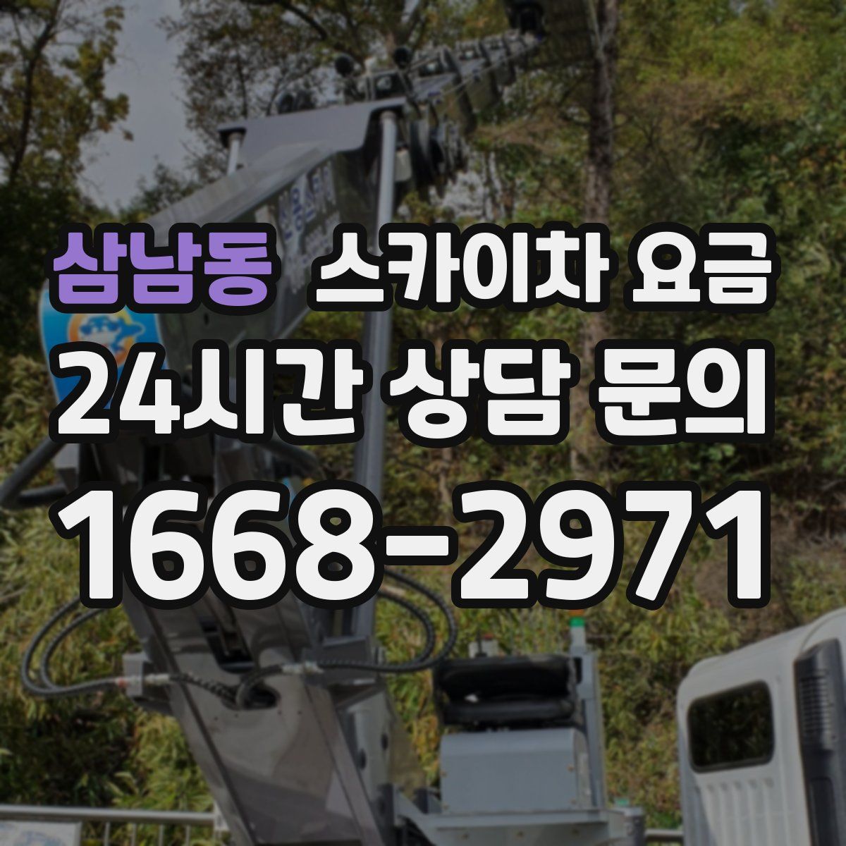 삼남동 스카이차 요금