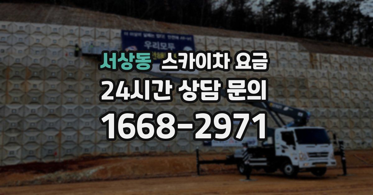 서상동 스카이차 요금
