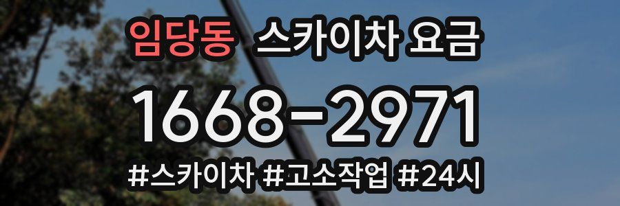 임당동 스카이차 요금