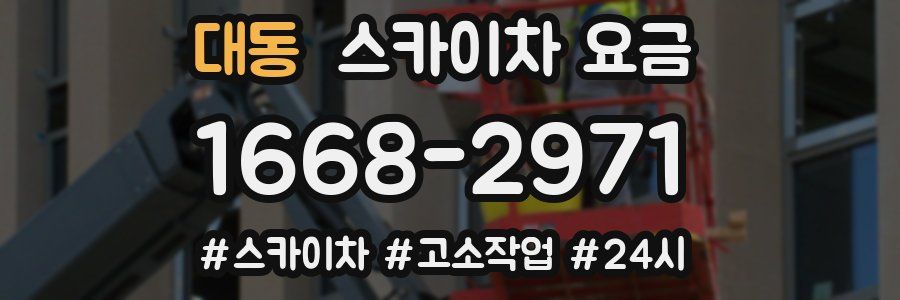 대동 스카이차 요금