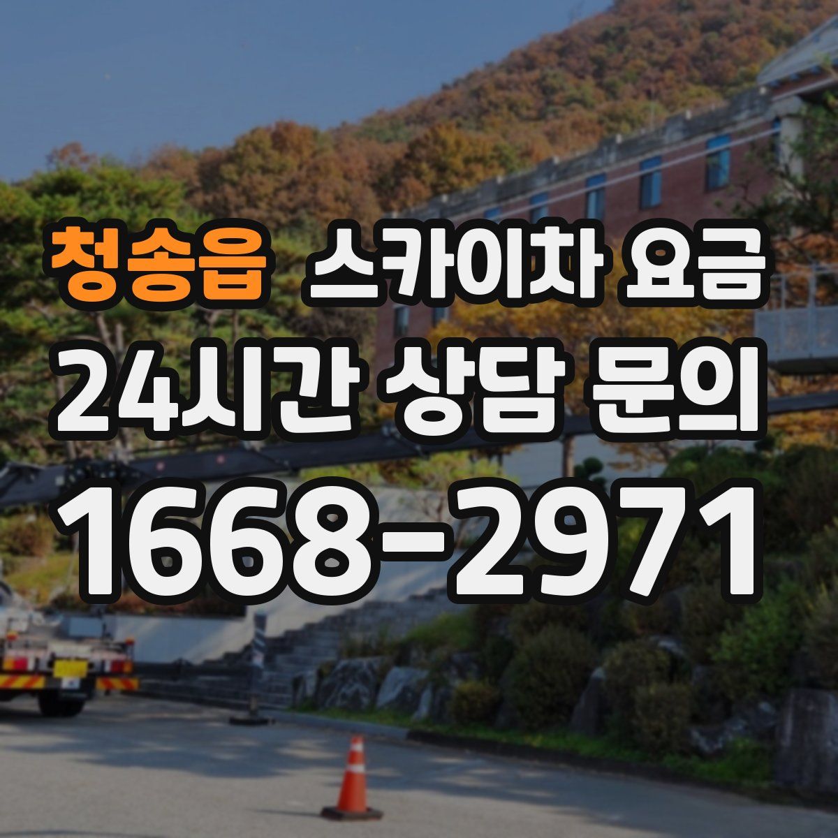 청송읍 스카이차 요금