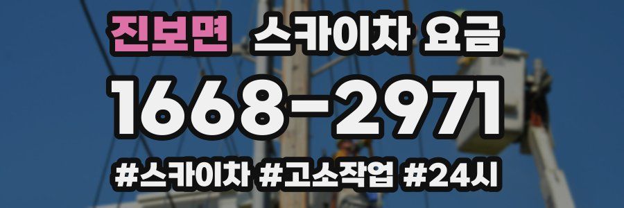 진보면 스카이차 요금