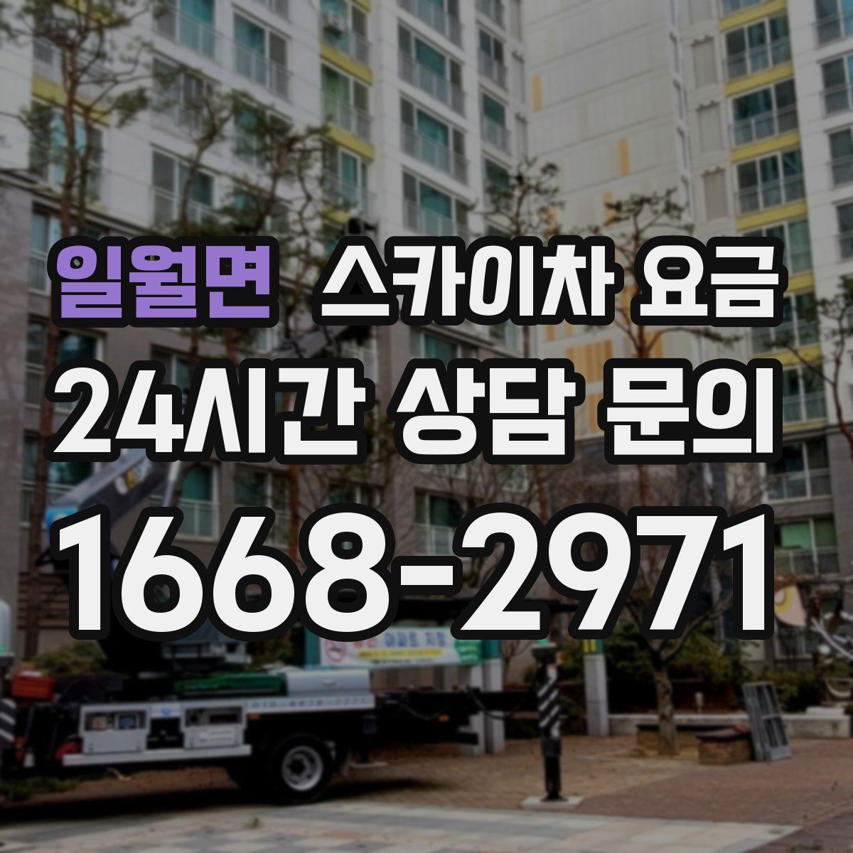 일월면 스카이차 요금