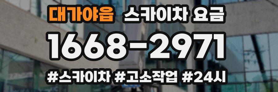 대가야읍 스카이차 요금