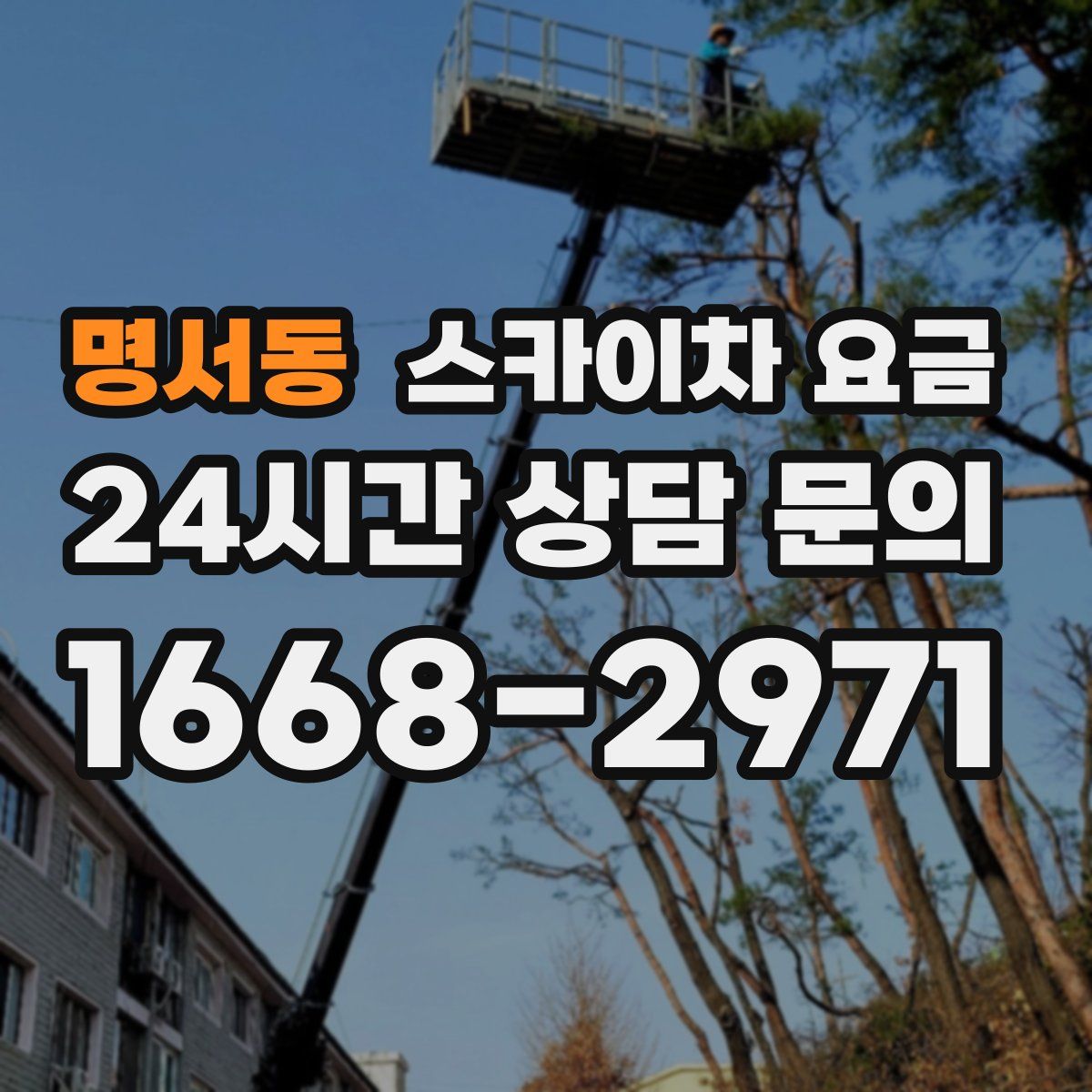 명서동 스카이차 요금