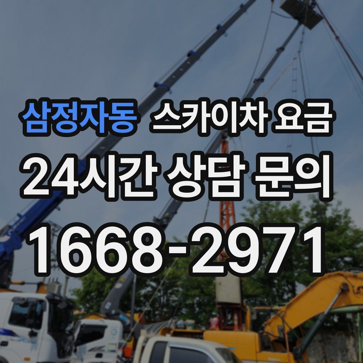 삼정자동 스카이차 요금
