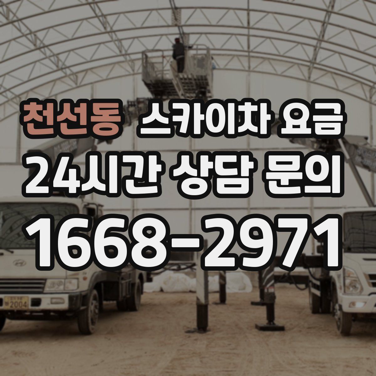천선동 스카이차 요금