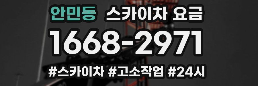 안민동 스카이차 요금