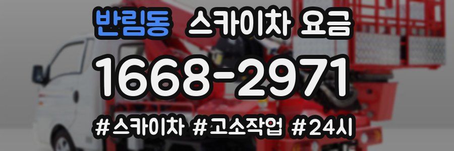 반림동 스카이차 요금