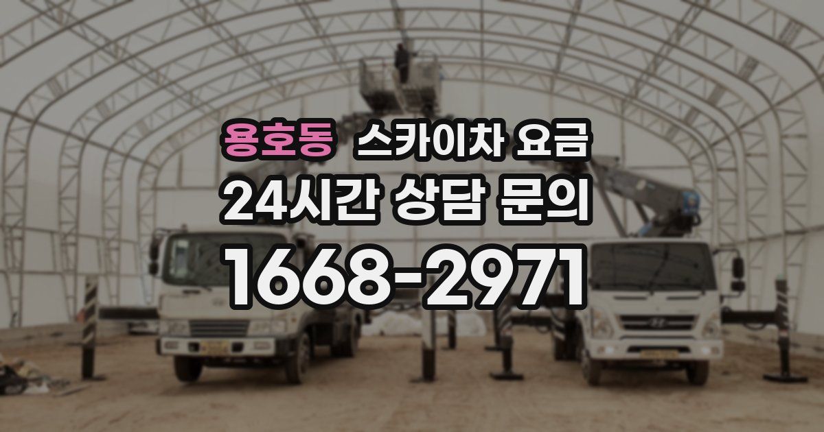 용호동 스카이차 요금
