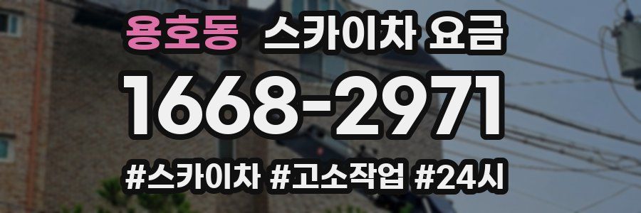 용호동 스카이차 요금