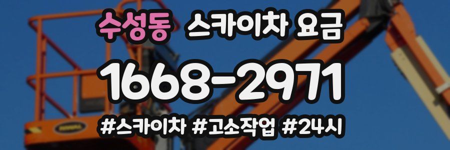 수성동 스카이차 요금