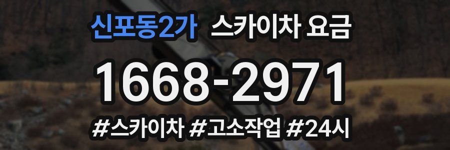 신포동2가 스카이차 요금