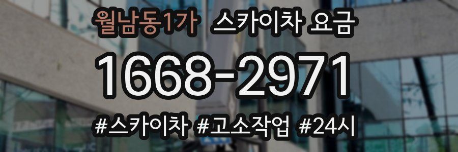 월남동1가 스카이차 요금