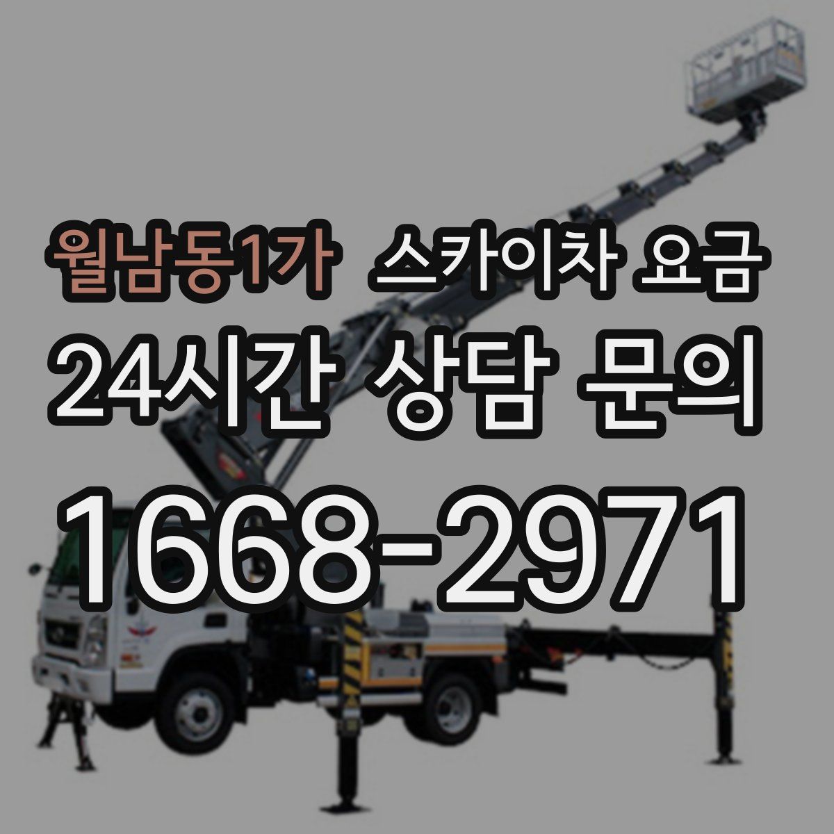 월남동1가 스카이차 요금