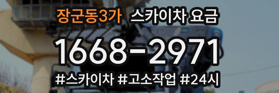 장군동3가 스카이차 요금