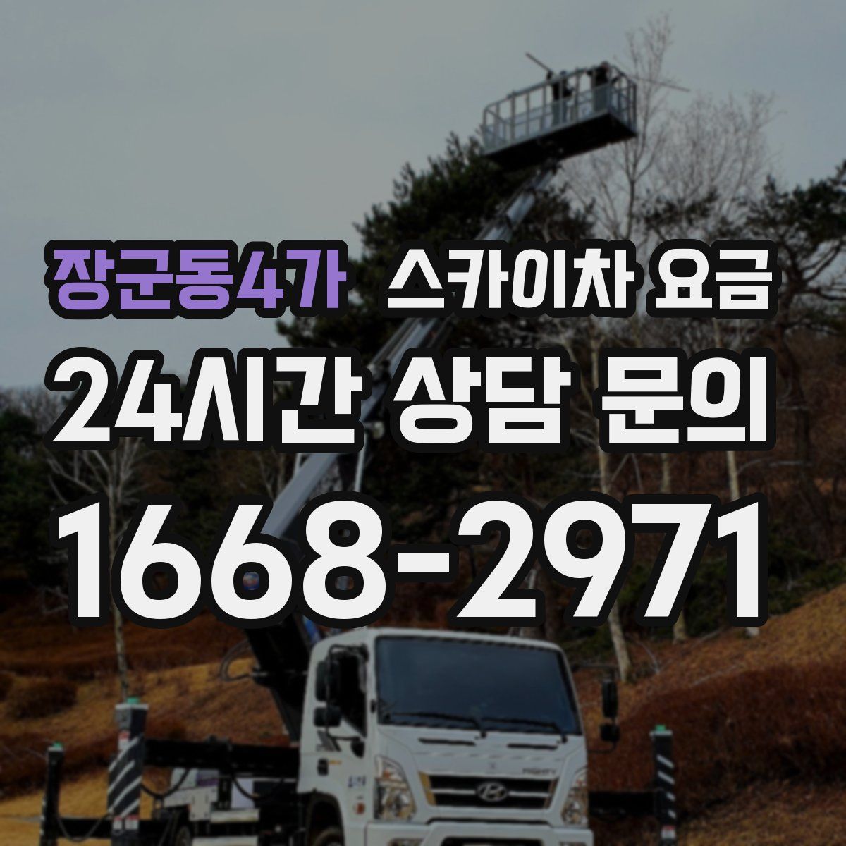 장군동4가 스카이차 요금