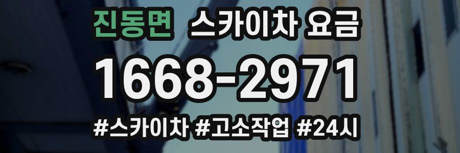진동면 스카이차 요금