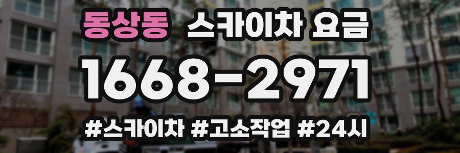 동상동 스카이차 요금