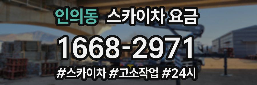 인의동 스카이차 요금