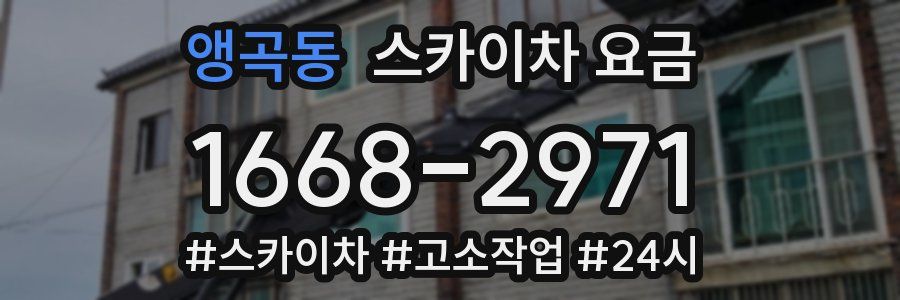 앵곡동 스카이차 요금