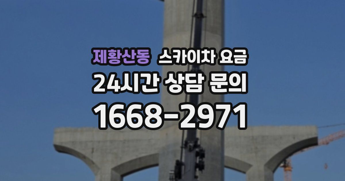 제황산동 스카이차 요금
