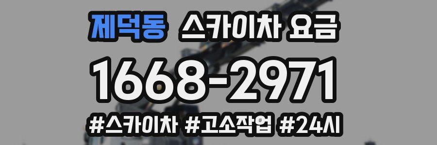제덕동 스카이차 요금