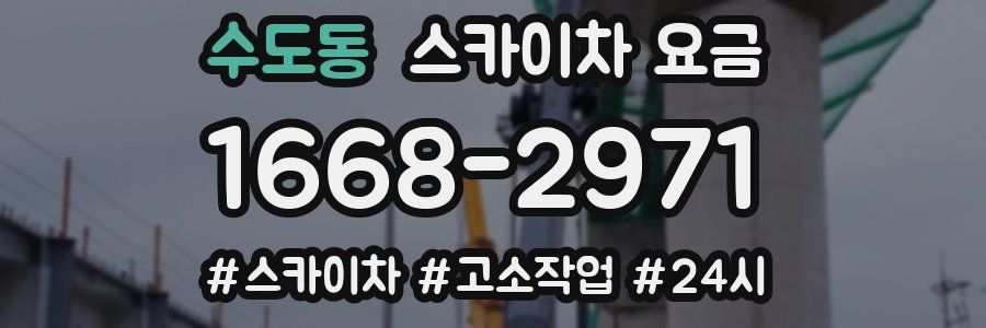 수도동 스카이차 요금