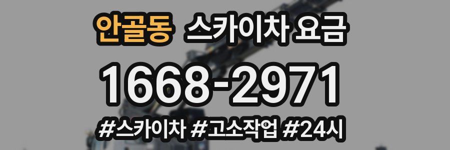 안골동 스카이차 요금
