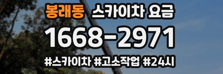 봉래동 스카이차 요금
