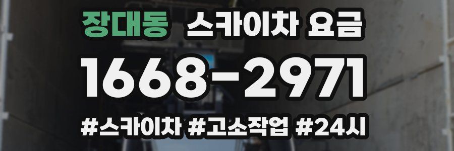 장대동 스카이차 요금