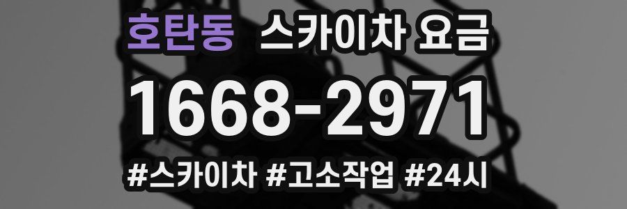 호탄동 스카이차 요금