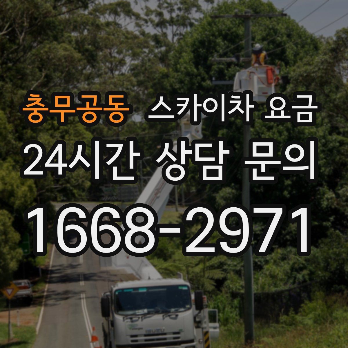 충무공동 스카이차 요금