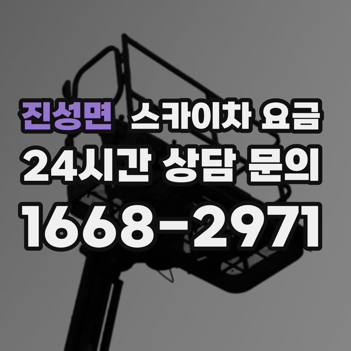 진성면 스카이차 요금